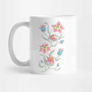 Pastel Floral Seamless Pattern Mug